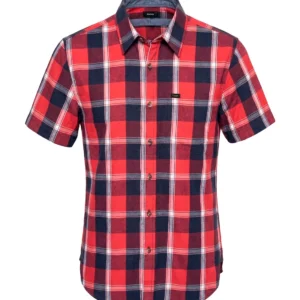 Camisa Lee Cuadros Rojo Azul L