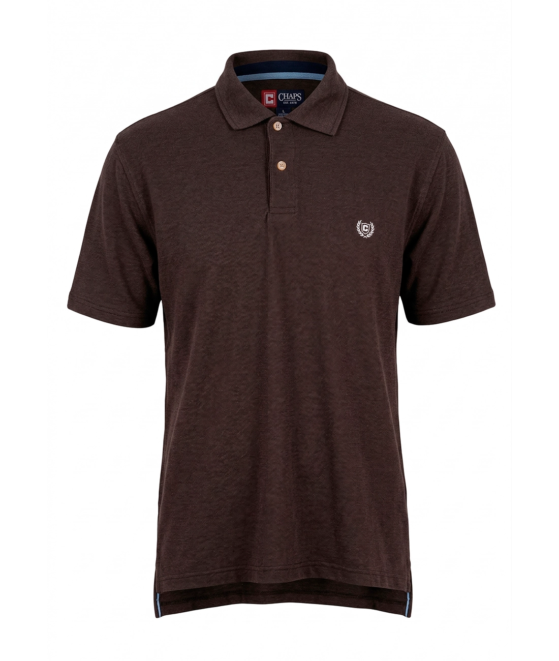 Polo Pique Chaps Marron Original Talla M