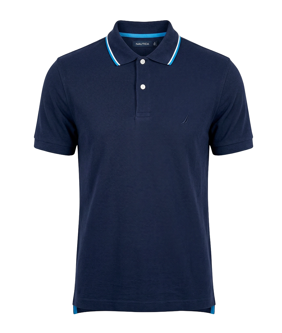 Polo Pique Nautica Azul Original Talla L