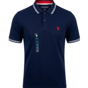Polo Pique US Polo Assn Azul Oscuro L