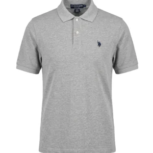 Polo Pique US Polo Assn Gris M